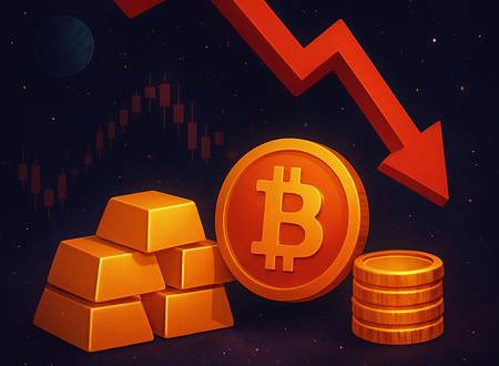 Pha “Thay Máu” Lớn Trên Thị Trường: Vàng & Crypto Đỏ Lửa Toàn Diện